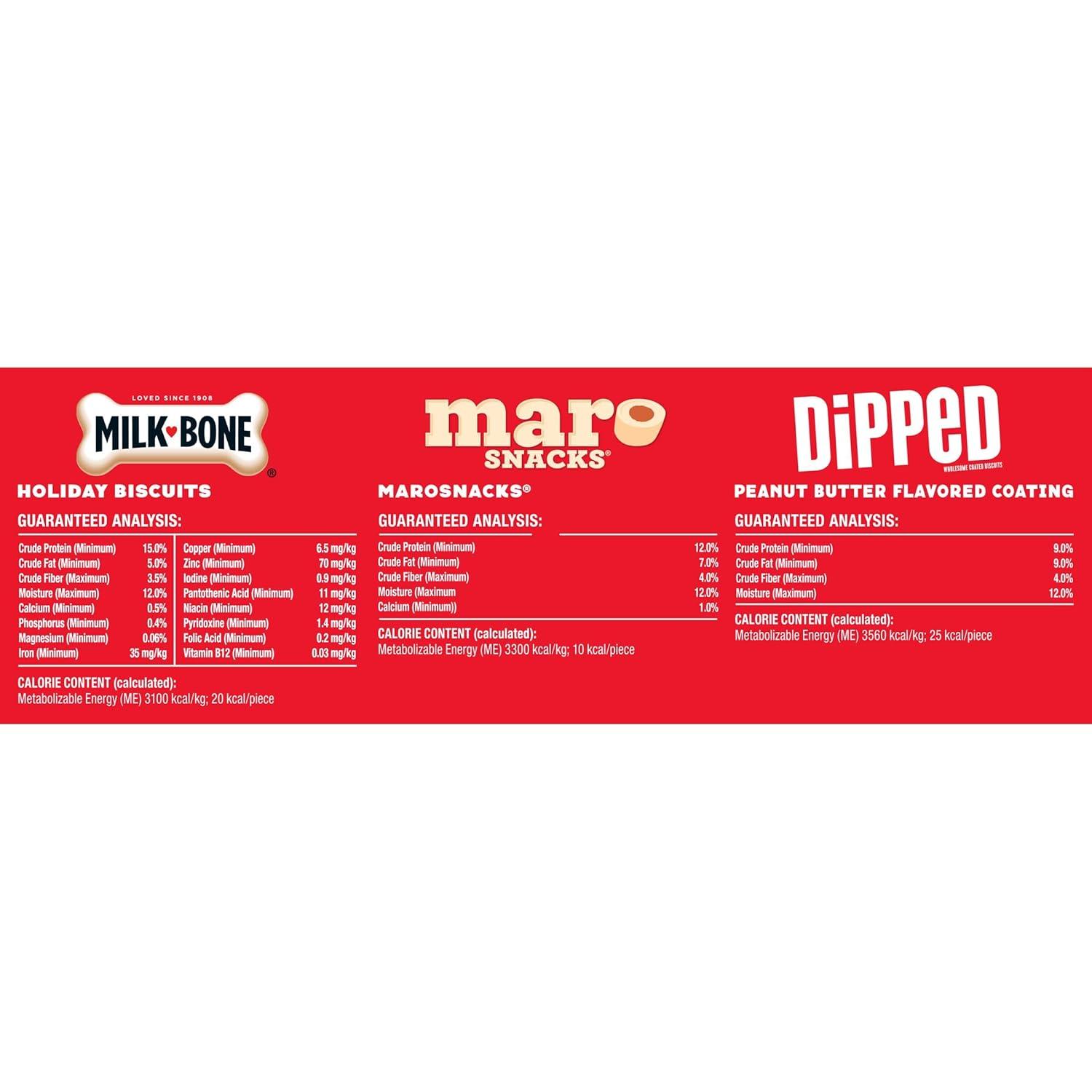 Milk-Bone Limited Edition Holiday Dog Treats 12 Day Advent Calendar, 2.85 Ounce