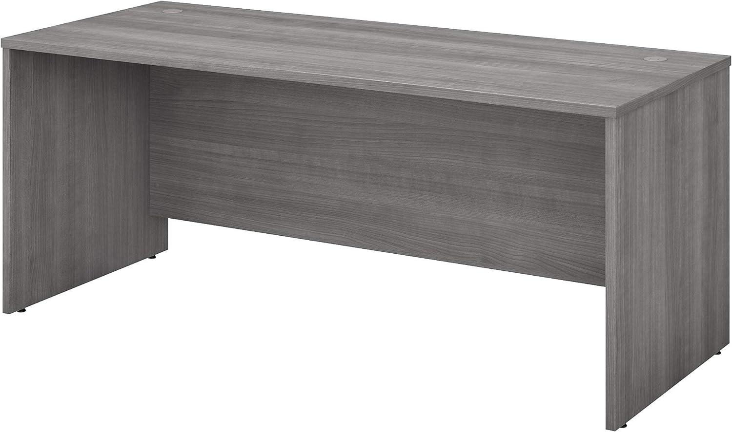 Studio C 72W x 30D Office Desk in Platinum Gray - Engineered Wood