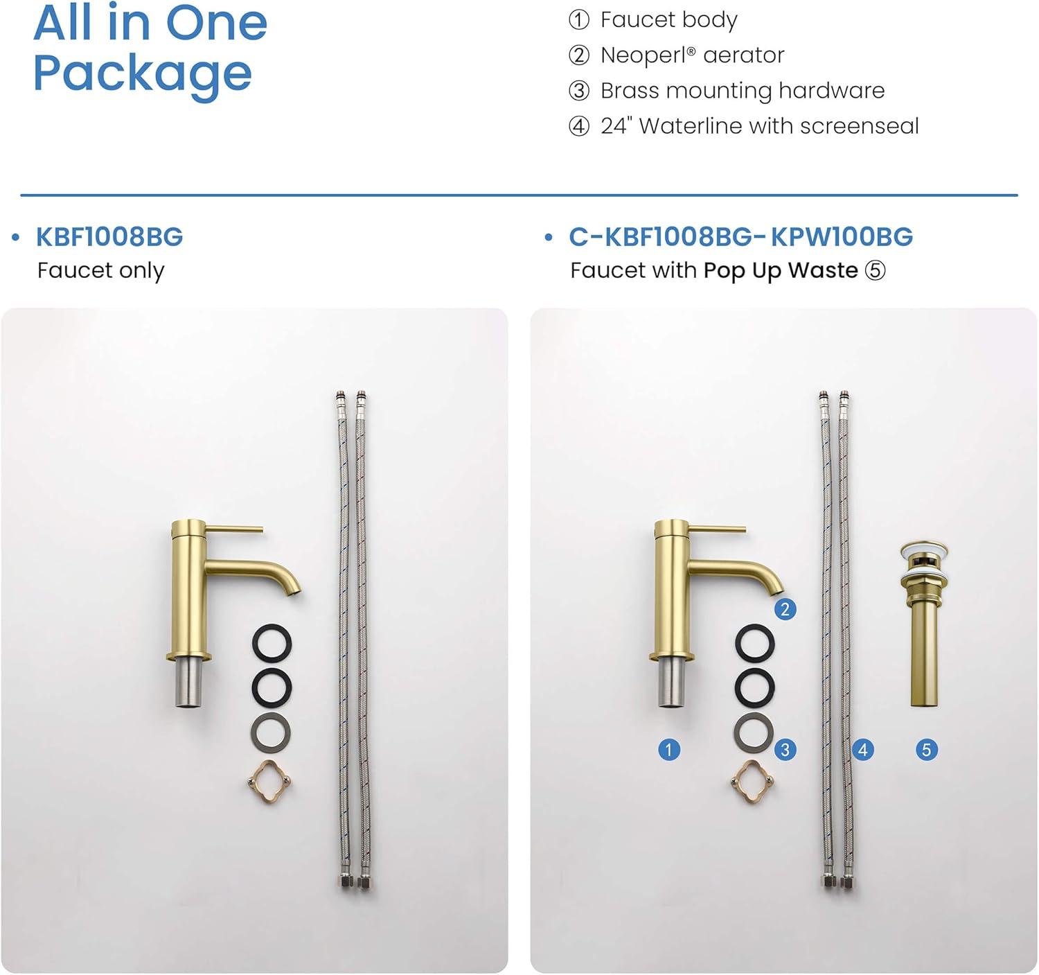 Circular Single-Hole Single-handle Bathroom Faucet