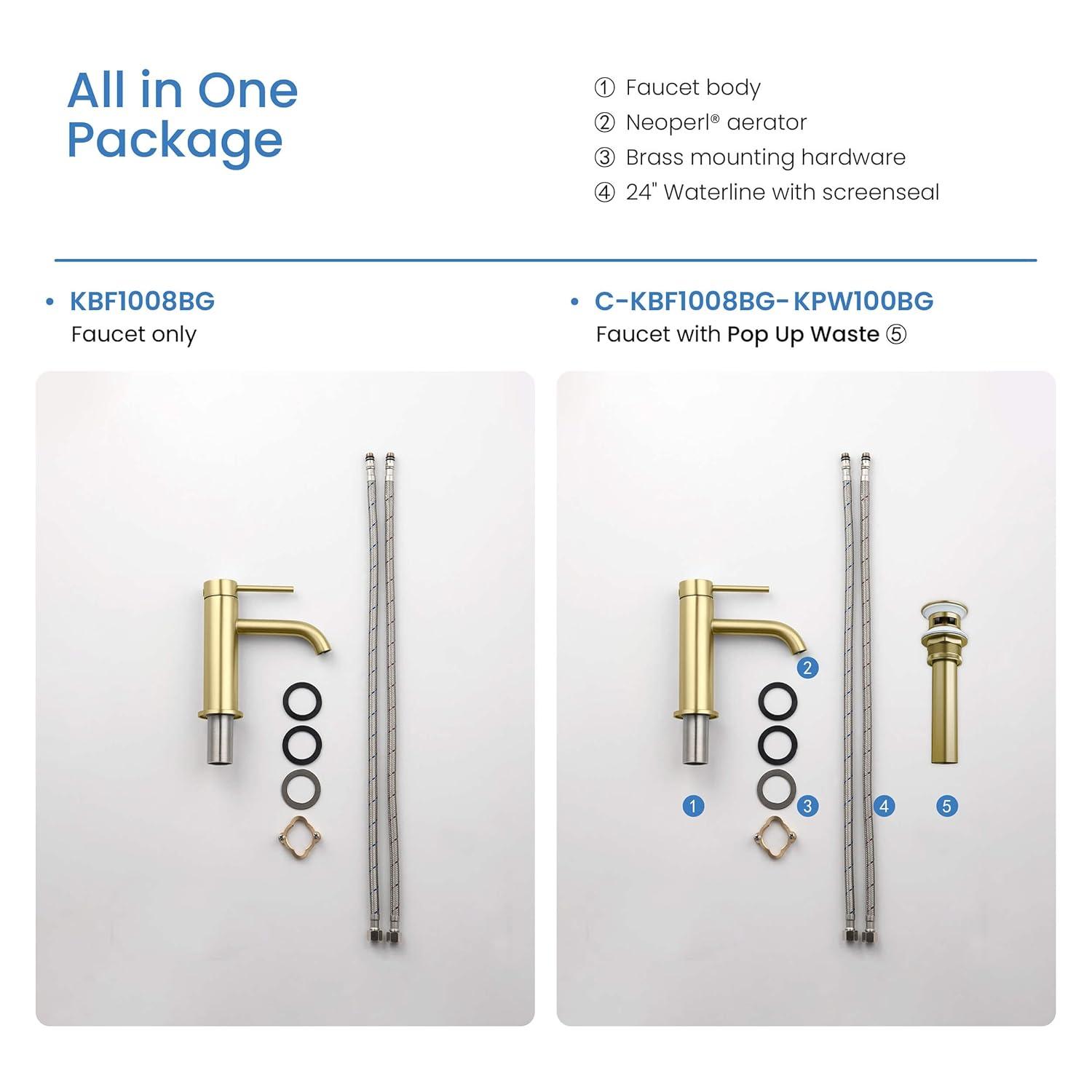Circular Single-Hole Single-handle Bathroom Faucet