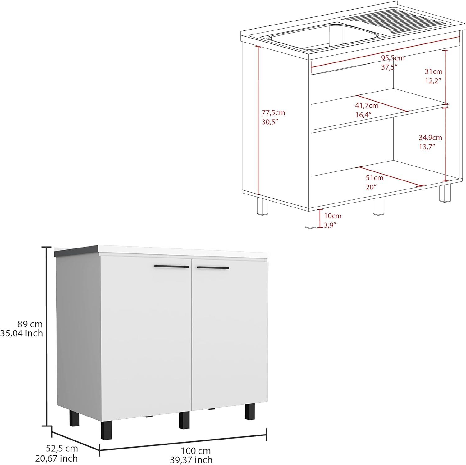 2 Utility Sink And Cabinet