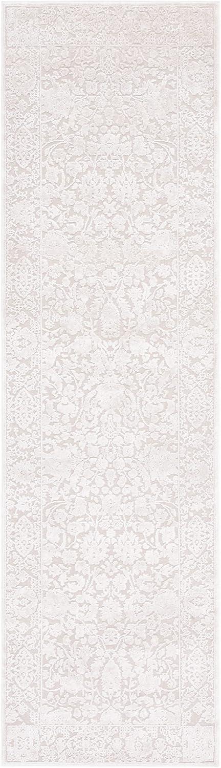 Reflection RFT667 Power Loomed Runner Rug - Creme/Ivory - 2'3"x6' - Safavieh.