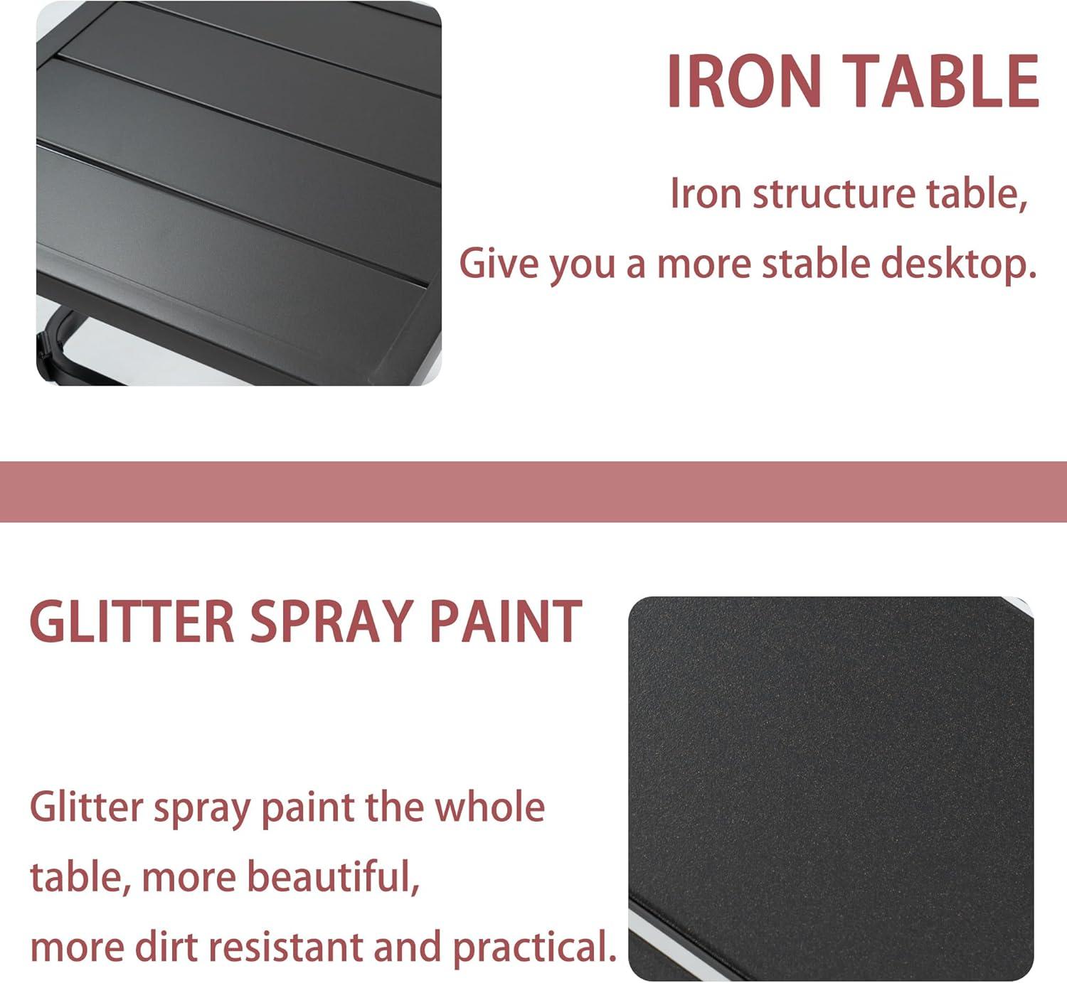 Mercury Row® Preciado 3 Piece Outdoor Patio Set With Cushions-Rocking Chair for Balcony, Lawn and Porch