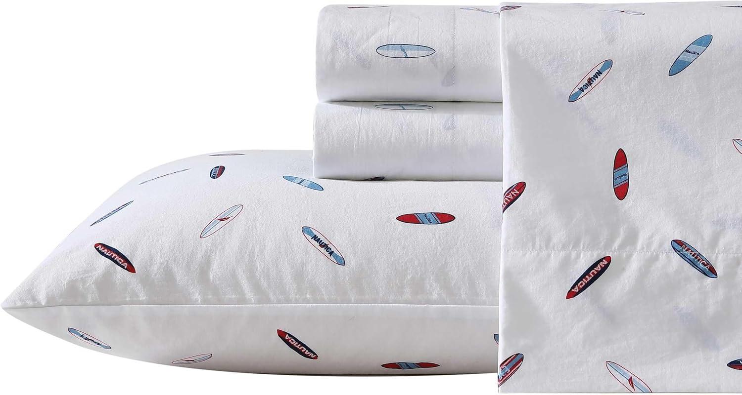 Nautica Printed Cotton Percale Sheet Sets