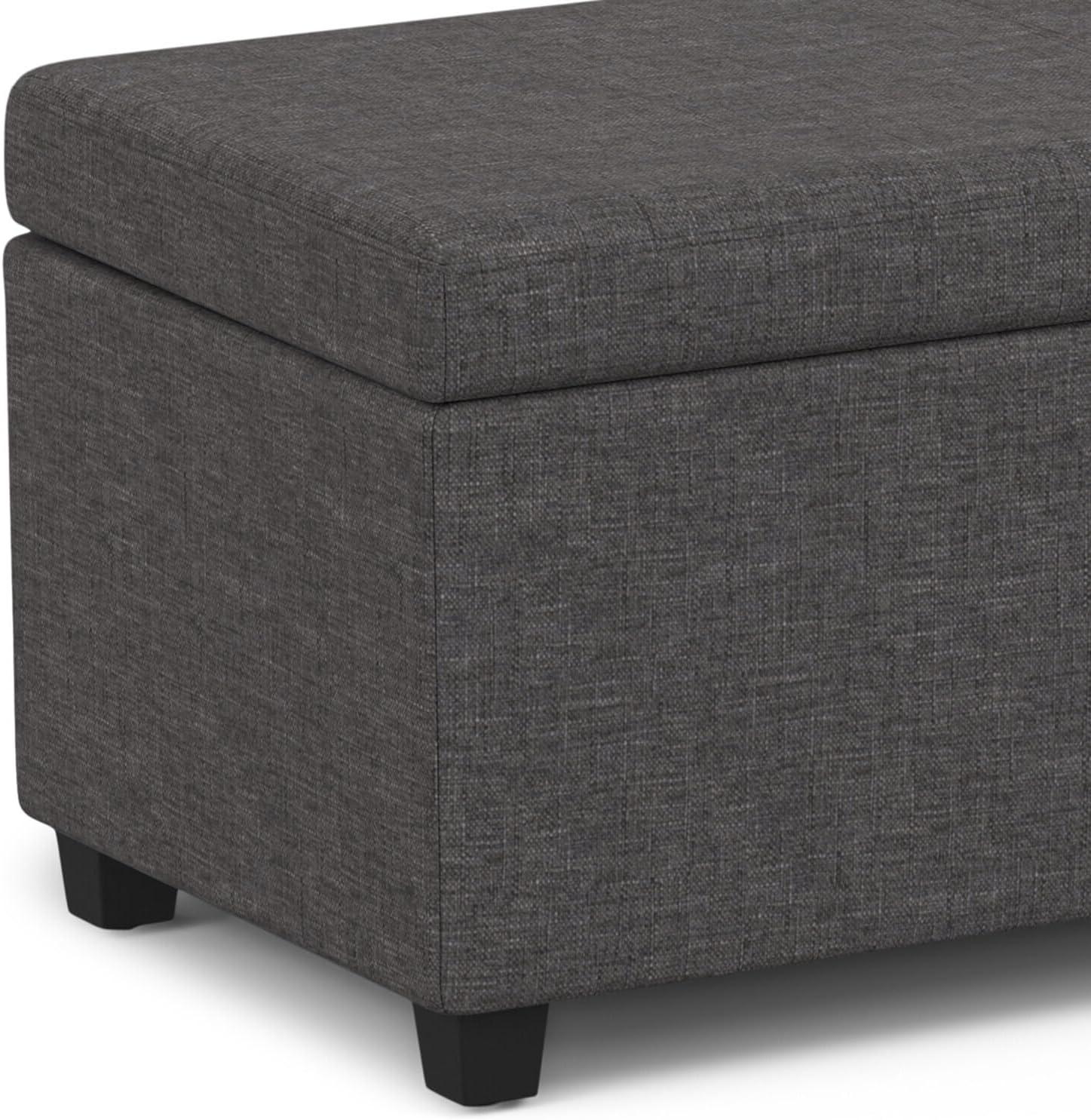 Simpli Home Avalon Storage Ottoman Bench,Assembled