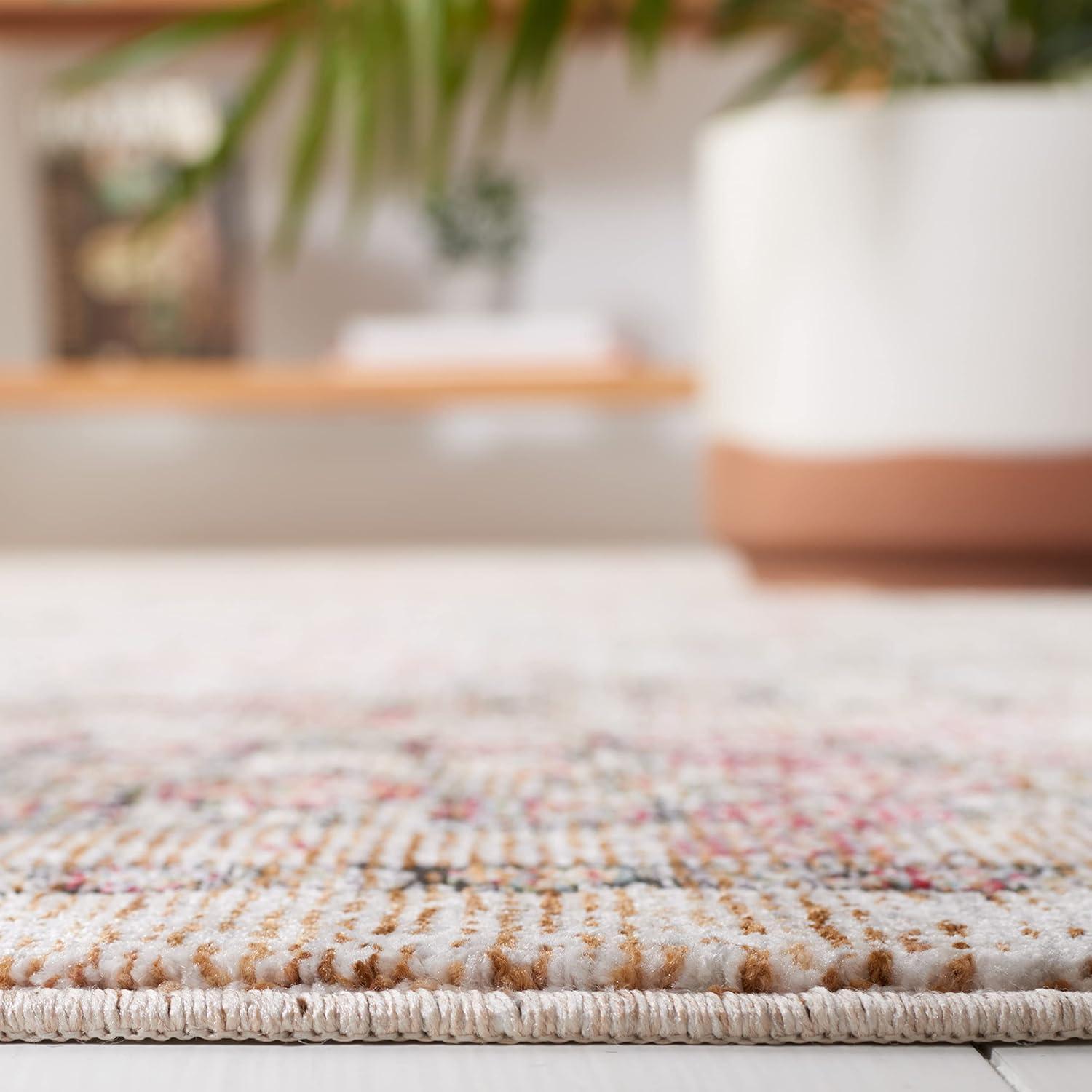 Crimson CMS272 Loomed Indoor Area Rug - Beige/Brown - 9'x12' - Safavieh
