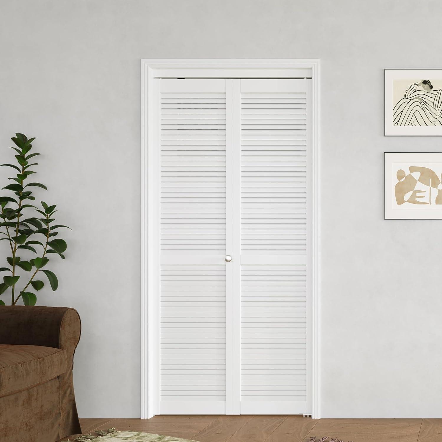 Kimberly Bay Louvered Wood Bi-Fold Door