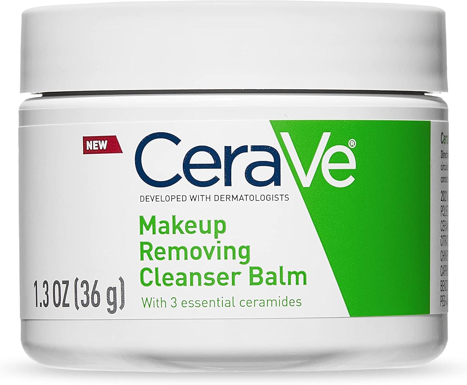 CeraVe Hydrating Makeup Removing Cleanser Balm, Travel Size