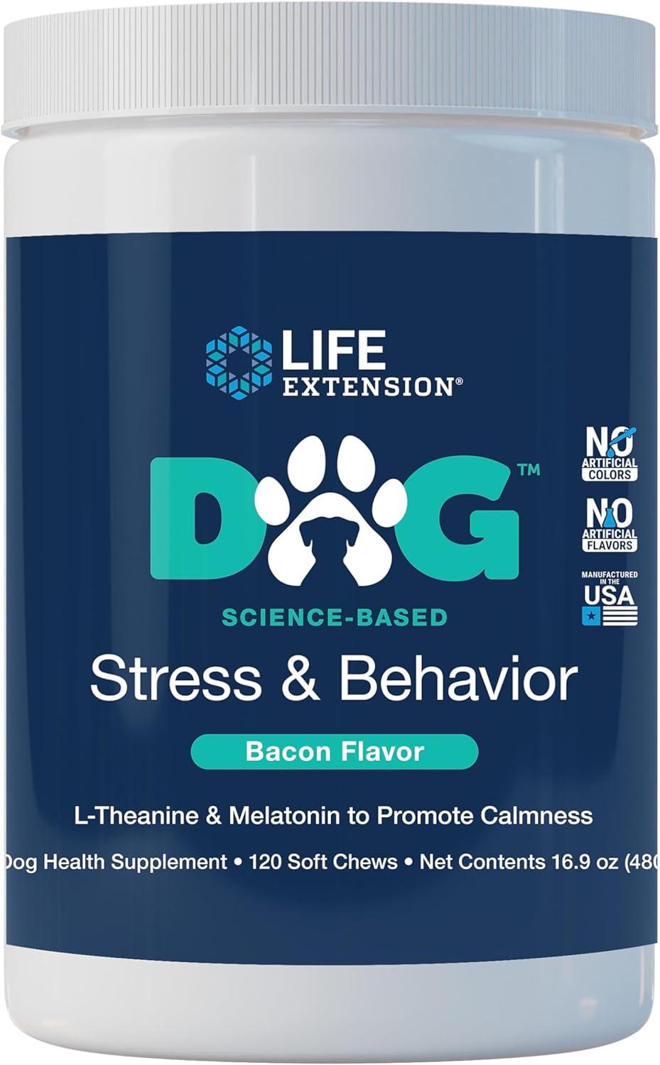 Dog Stress and Behavior by Life Extension  -  120 Soft Chews