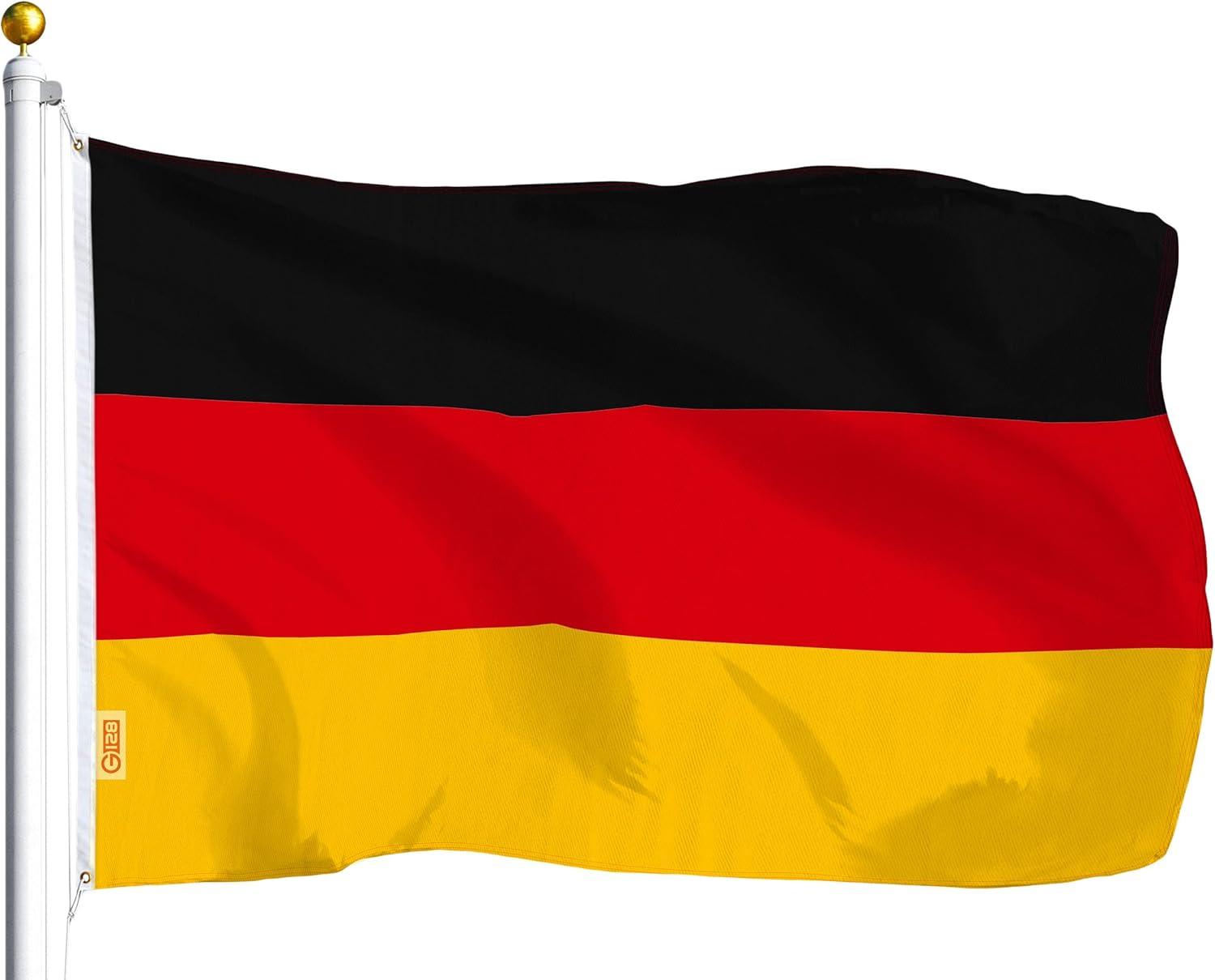 Germany Flag 3x5 ft Polyester with Brass Grommets