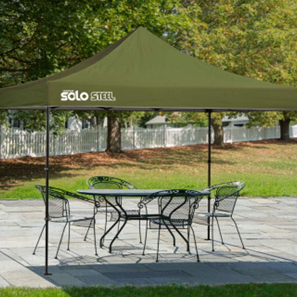 Solo Steel 10.5 Ft. W x 10.5 Ft. D Steel Pop-Up Canopy