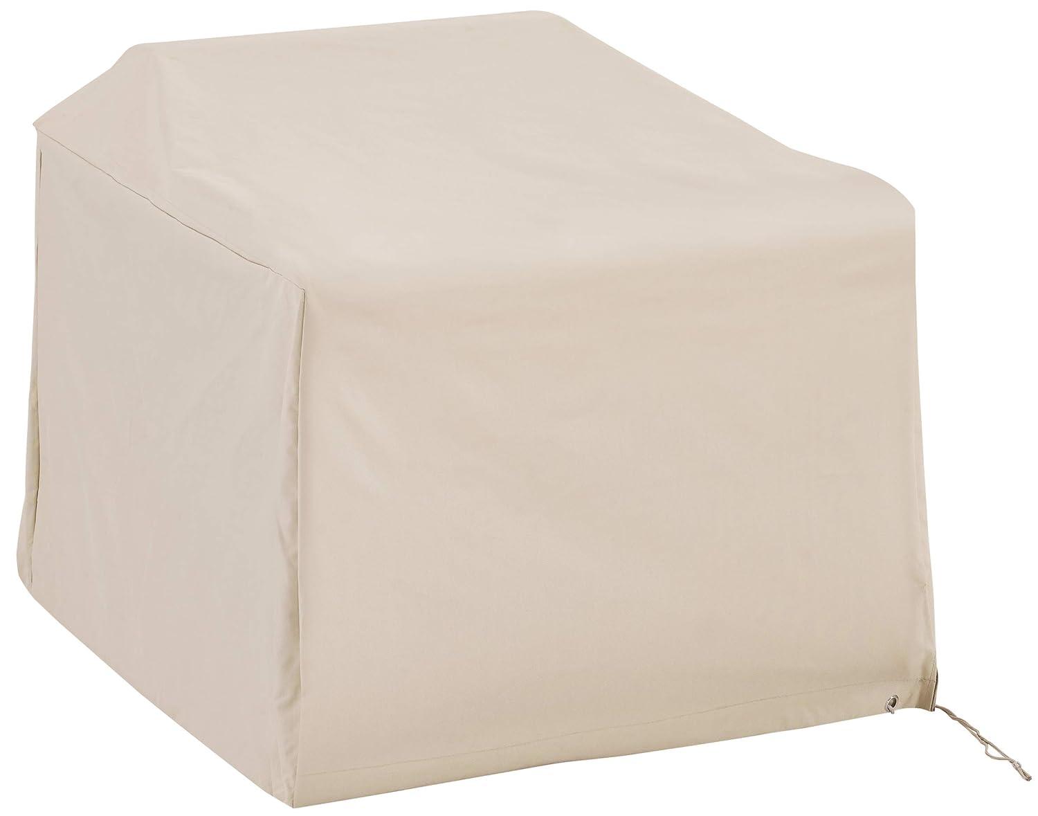 Crosley 2pc Furniture Cover Set, Two Chairs, Tan: Heavy Gauge Vinyl, Weather-Resistant, Reinforced