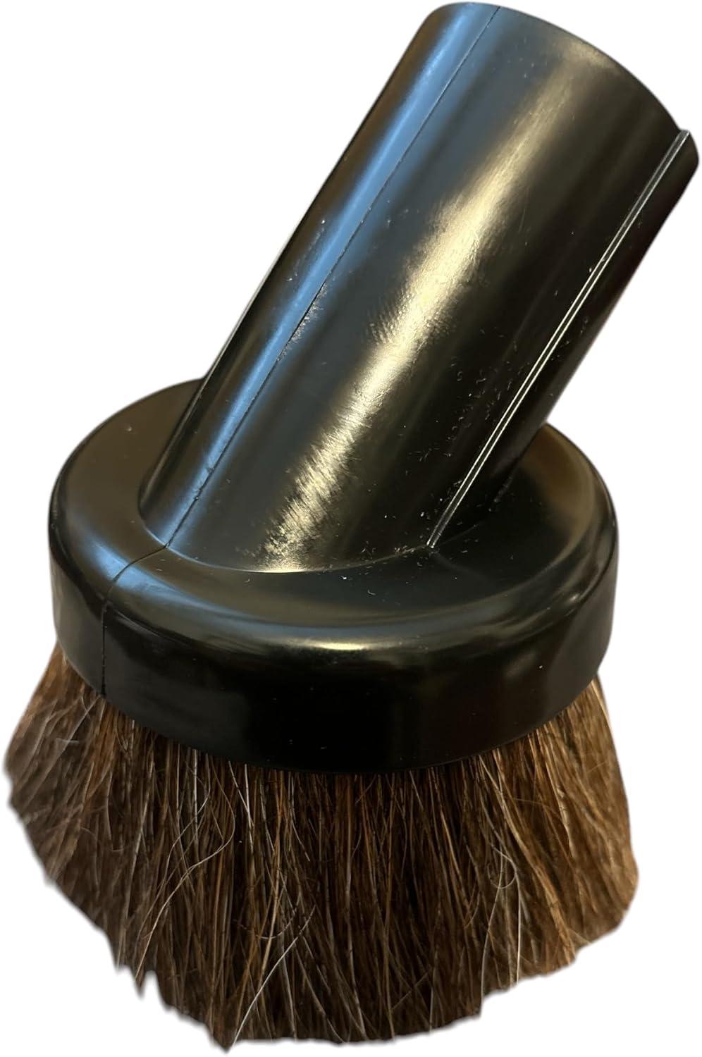 Soft Touch Fluffy Dust Brush Fits Residential and Vacuum Cleaners with 1 1/4 Inch Hose Compatible with Hoover, Eureka, Kirby, Shop Vac, Central Vac Systems, Oreck, Sanitaire, Vacuflow, Euroclean,