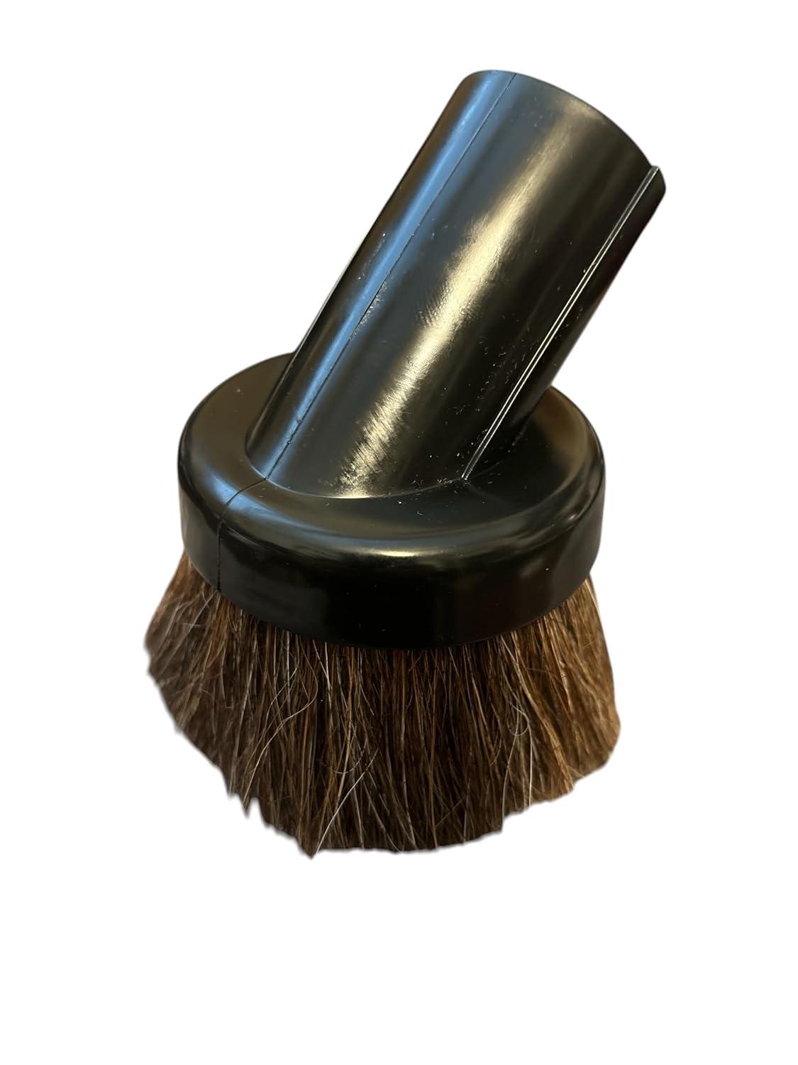 Soft Touch Fluffy Dust Brush Fits Residential and Vacuum Cleaners with 1 1/4 Inch Hose Compatible with Hoover, Eureka, Kirby, Shop Vac, Central Vac Systems, Oreck, Sanitaire, Vacuflow, Euroclean,