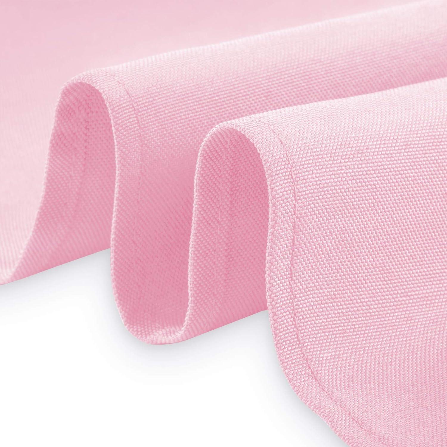 Lann's Linens Solid Color Rectangular Tablecloth