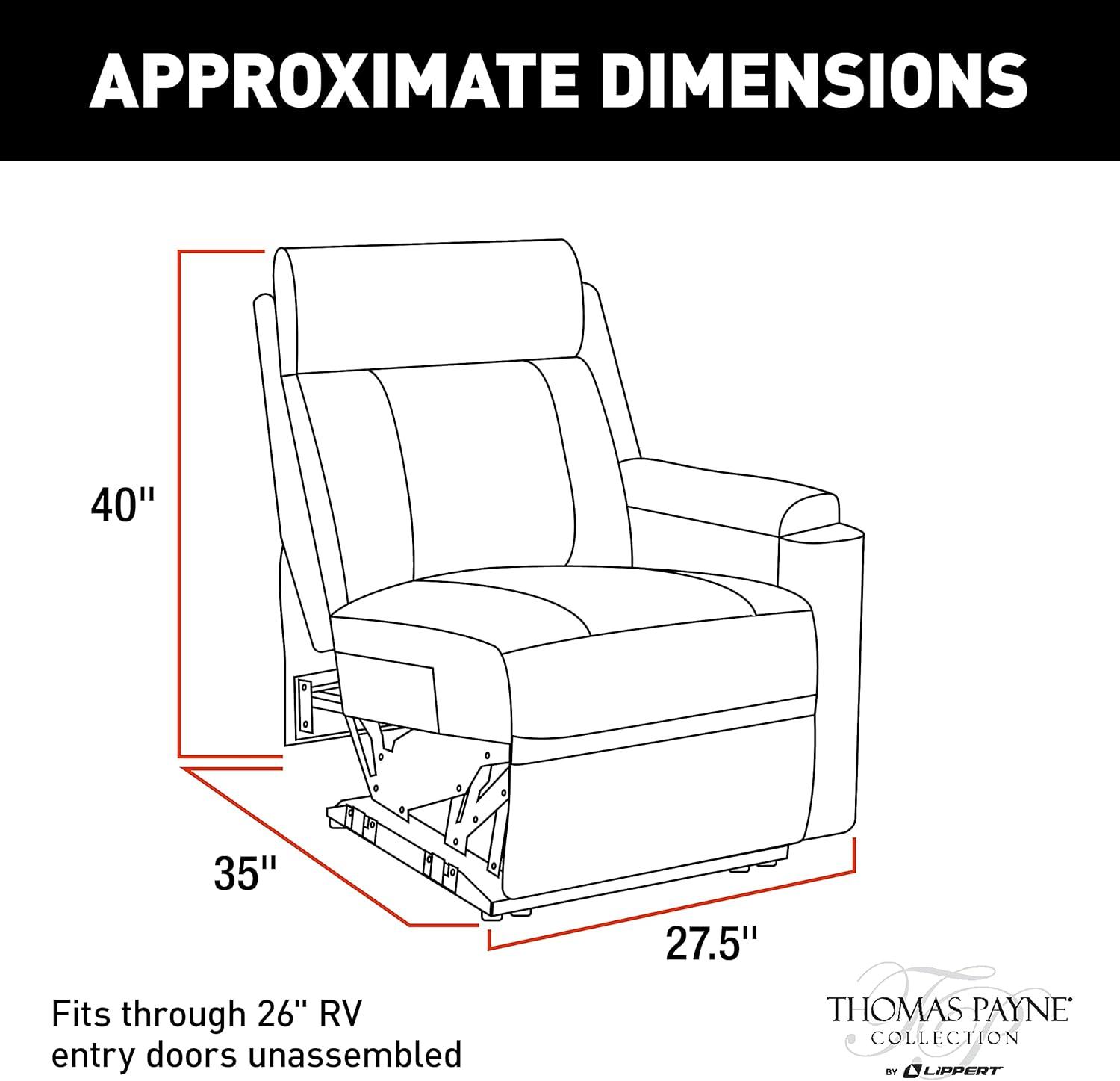 Beige Luxe Leather Manual Recliner Armchair