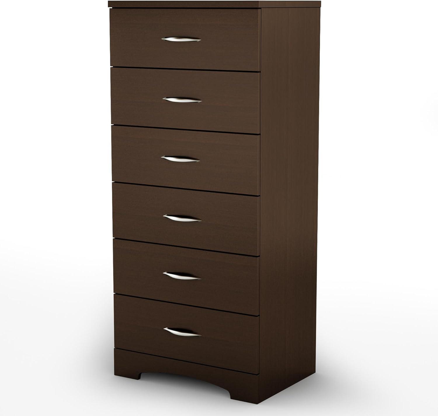 South Shore Step One, Contemporary Chest, Brown