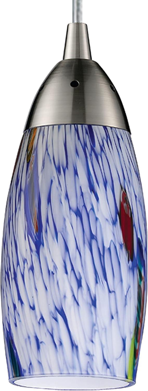 Elk Home Milan 1 - Light Pendant in  Satin Nickel