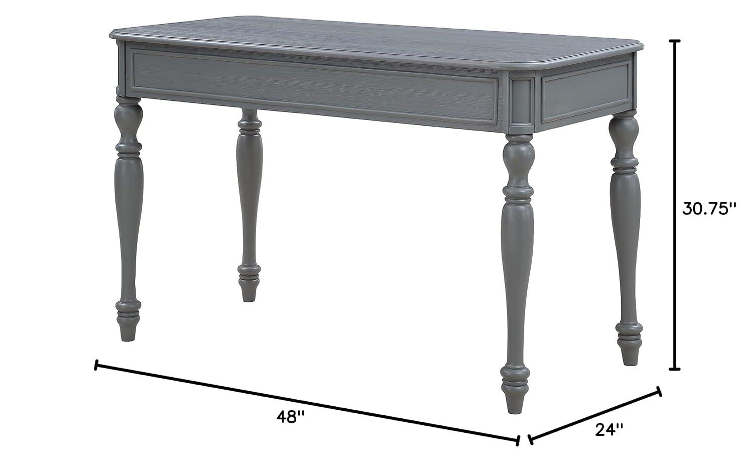 Country Meadows 48" Engineered Wood Desk Plantation Gray
