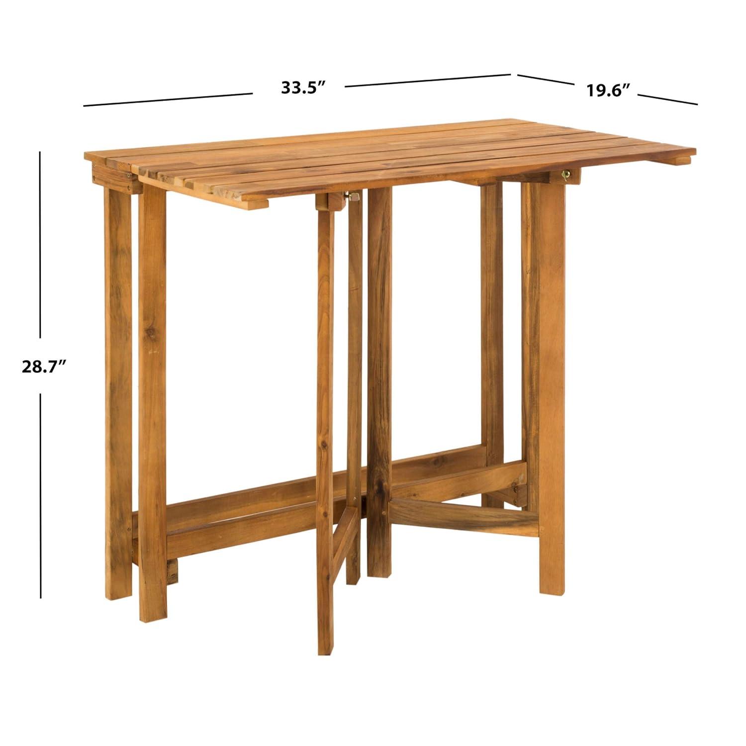 Wilton Balcony Corner Lounge - Indoor/Outdoor - PAT6754 - Teak Brown/Beige - Safavieh