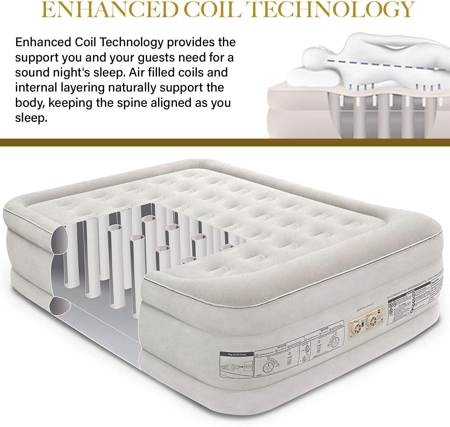 Luxury Raised Queen Air Mattress with Built-in Pump