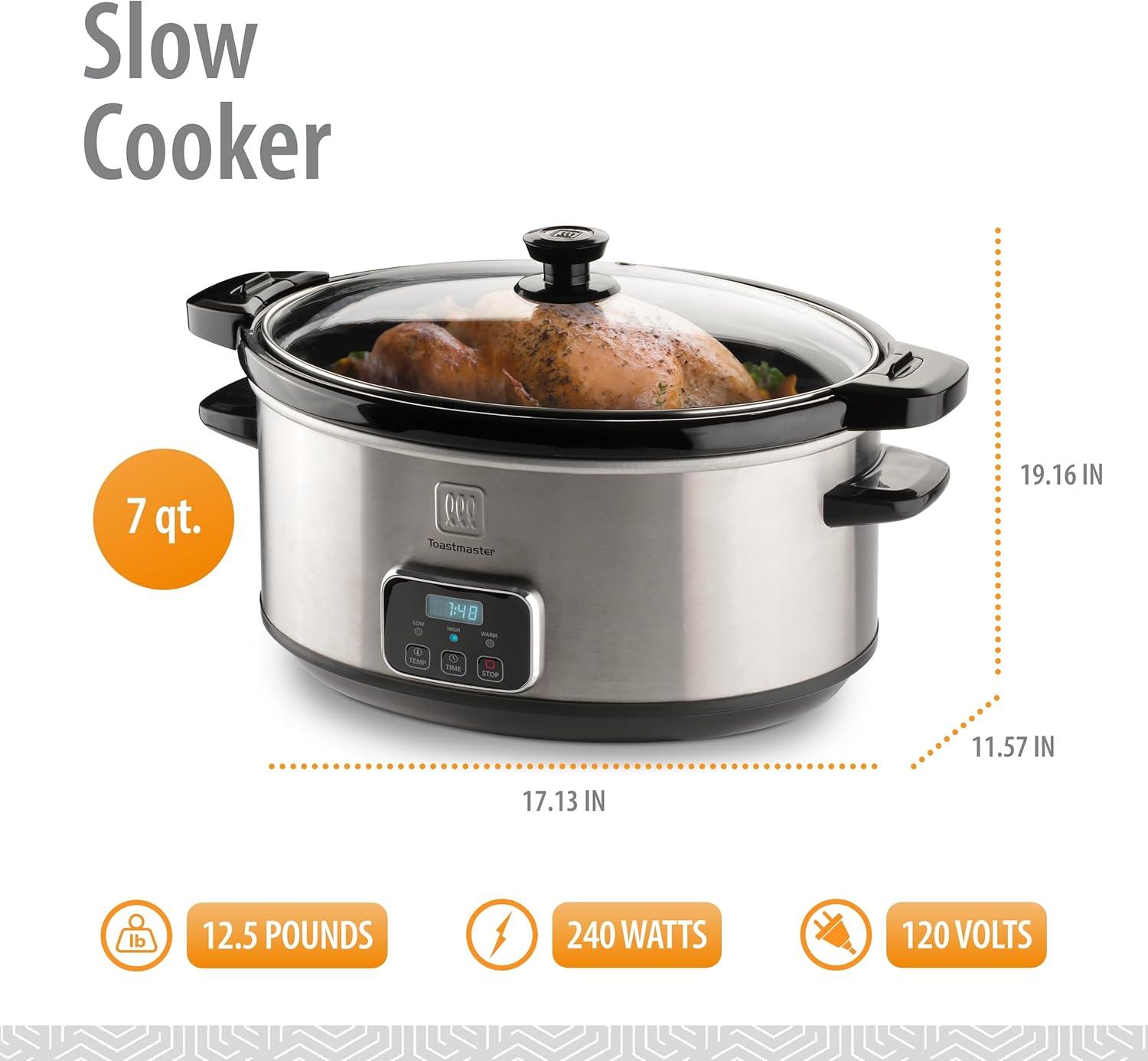 Toastmaster 7 Qt. Slow Cooker