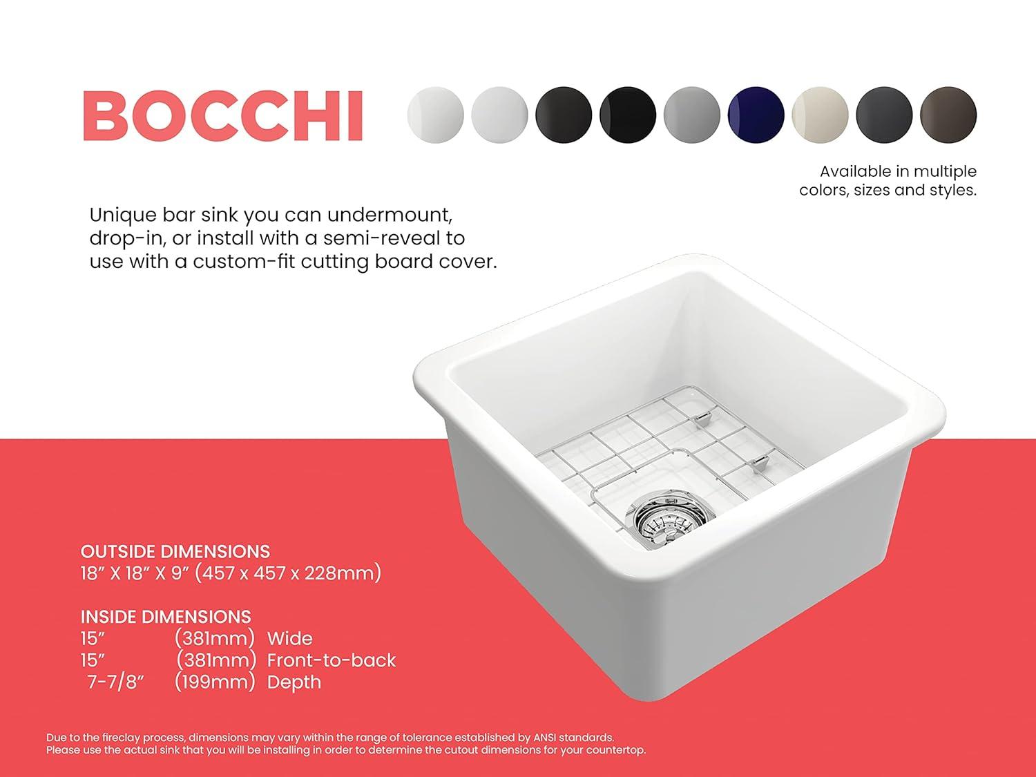 18'' L Fireclay Kitchen Sink