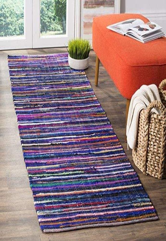 Rag Area Rug RAR240 Hand Woven Area Rug  - Safavieh