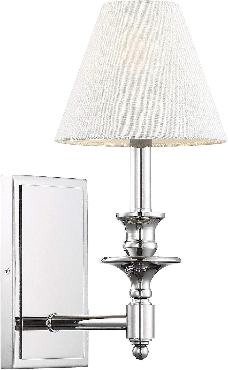 Savoy House Washburn 1 - Light Wall Light in  Polished Nickel