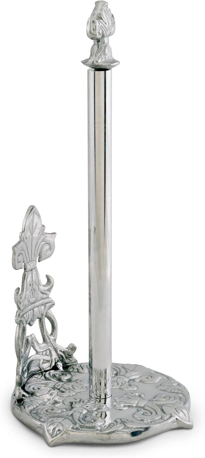 Arthur Court Designs Fleur De Lis Metal Paper Towel Holder