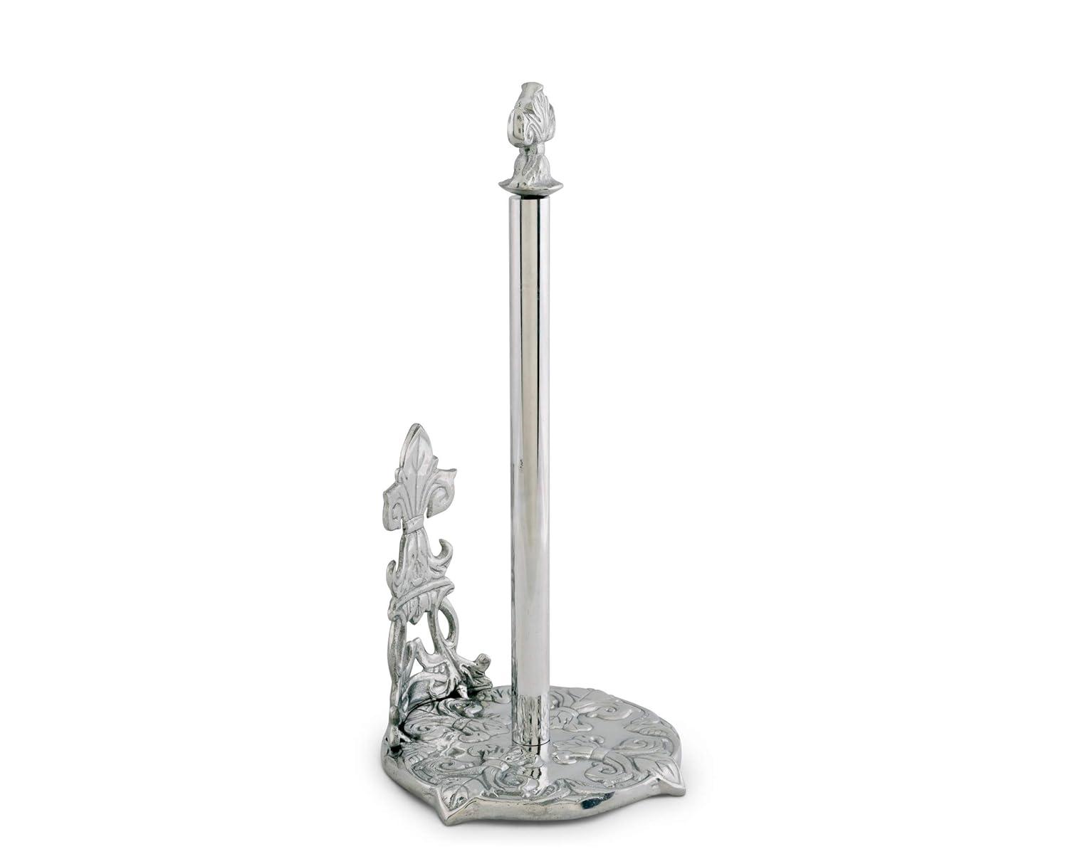 Arthur Court Designs Fleur De Lis Metal Paper Towel Holder