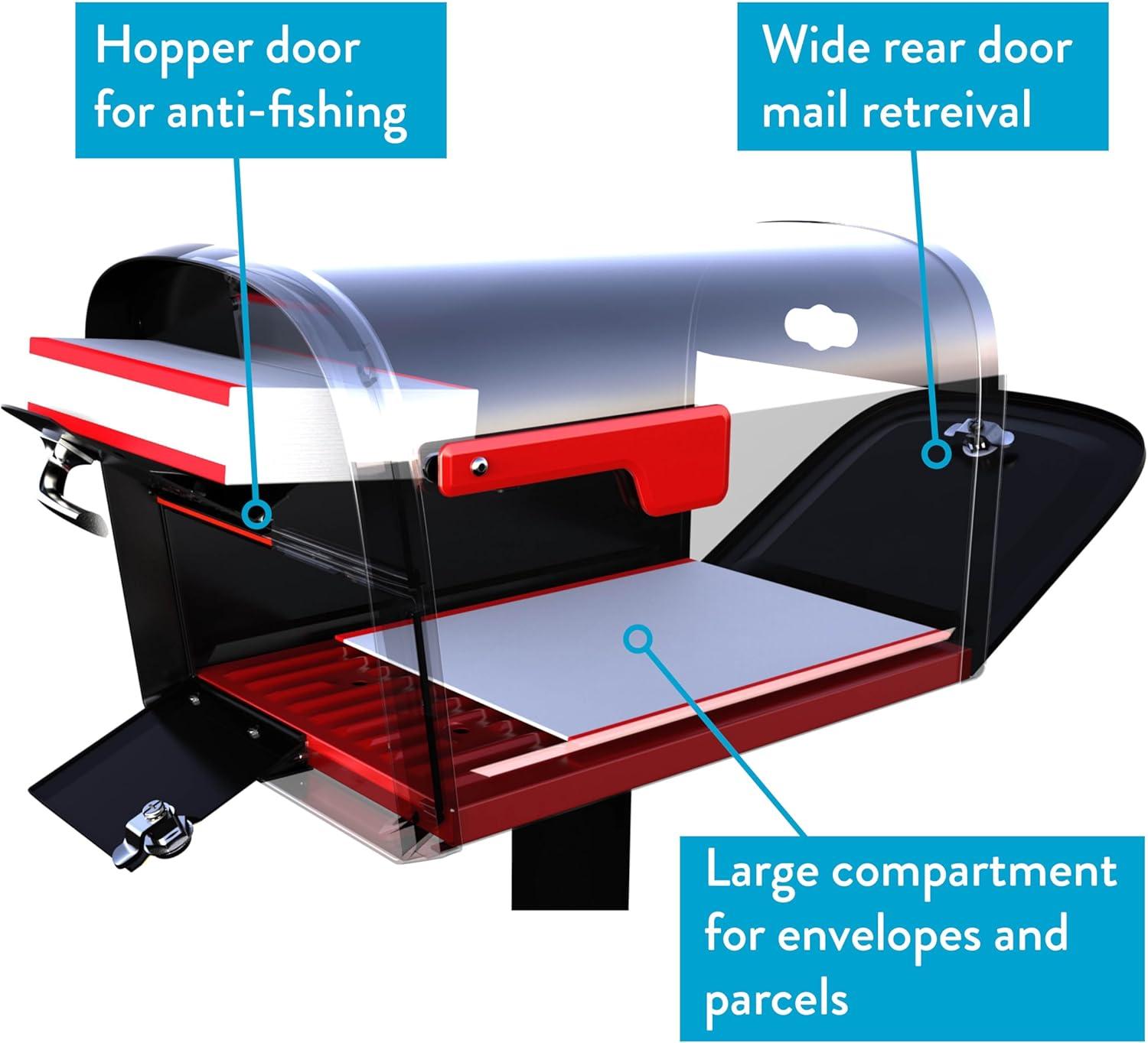 Architectural Mailboxes Oasis 360 Locking Post Mounted Mailbox