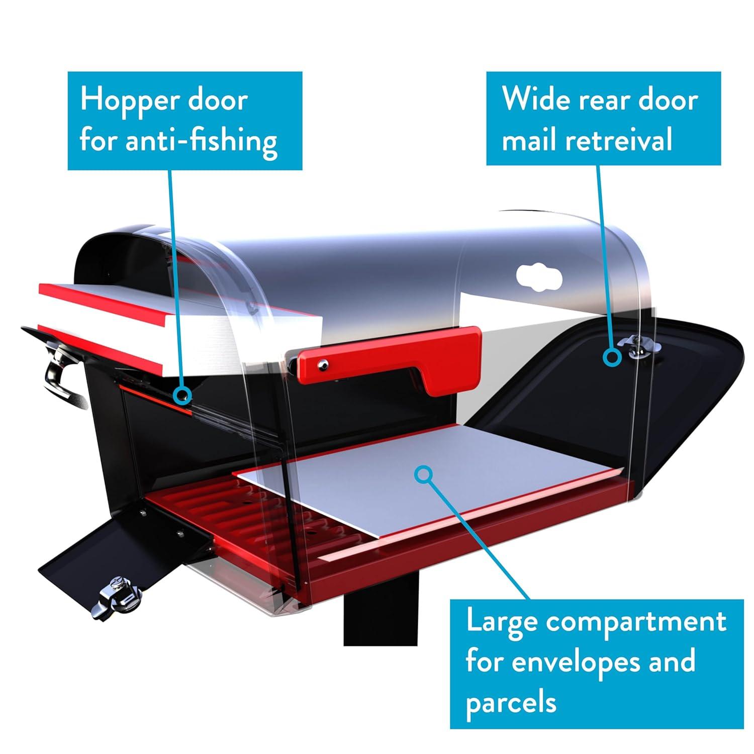 Architectural Mailboxes Oasis 360 Locking Post Mounted Mailbox