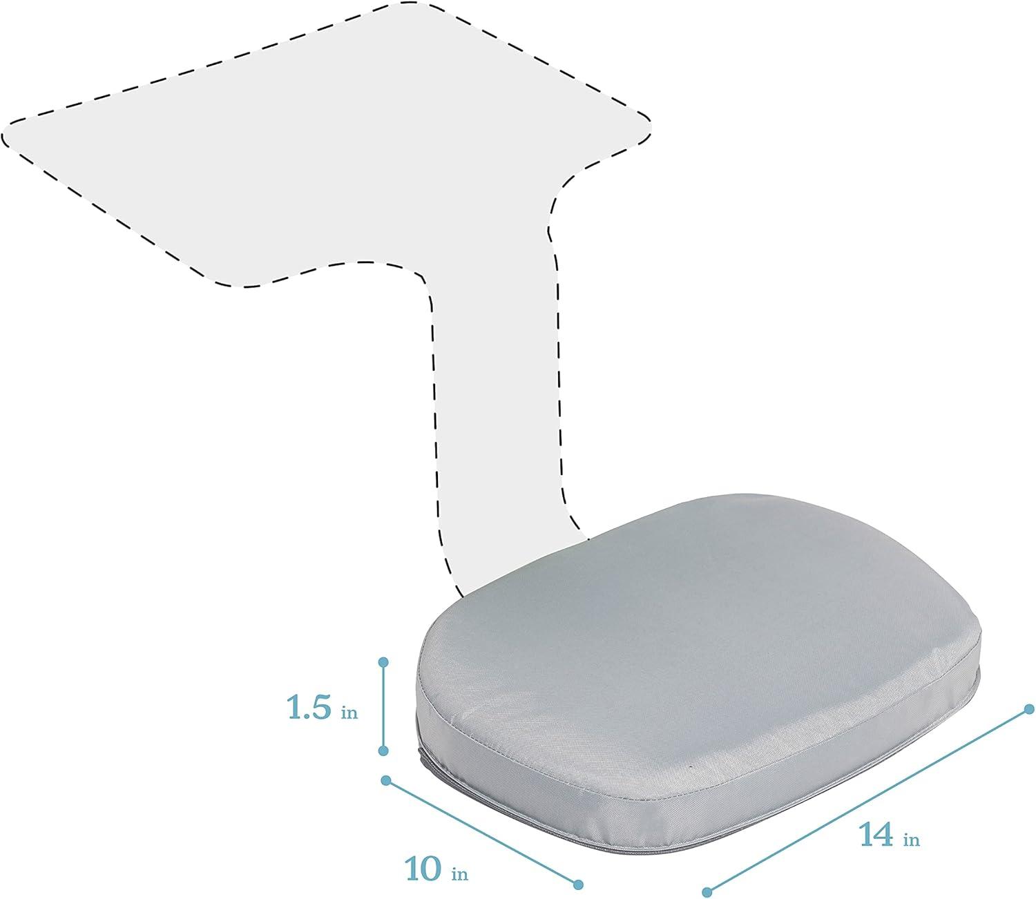 ECR4Kids The Surf Seat Cushion, Foam Support, Grey, 10-Pack