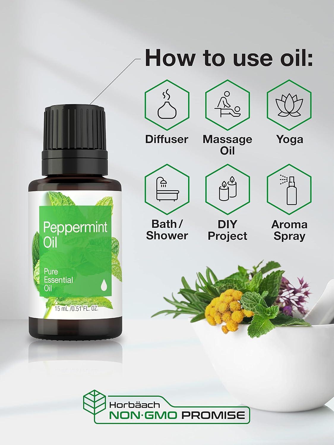 Lemon Eucalyptus Oil | 2 oz | Natural, Undiluted, GC/MS Tested | by Horbaach