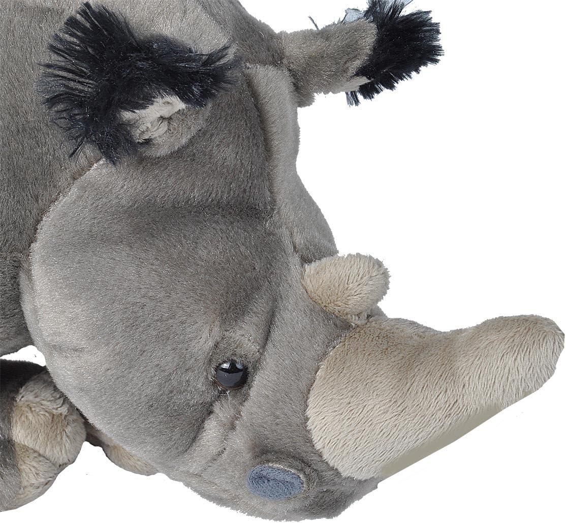 Cuddlekins Adult White Rhino Plush Stuffed Animal by Wild Republic, Kid Gifts, Zoo Animals, 12 Inches