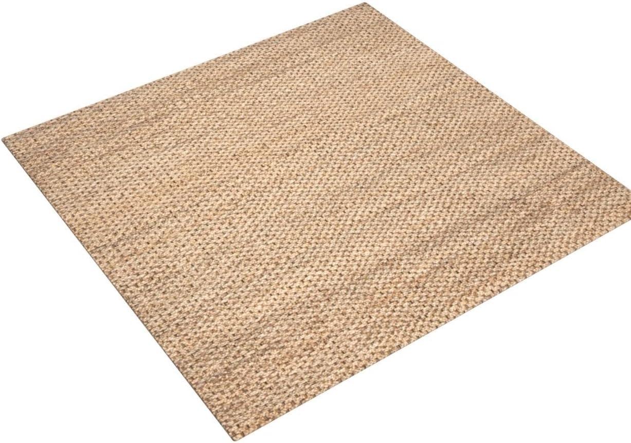 SAFAVIEH Natural Fiber Lillian Braided Jute Area Rug, Natural, 6' x 6' Square