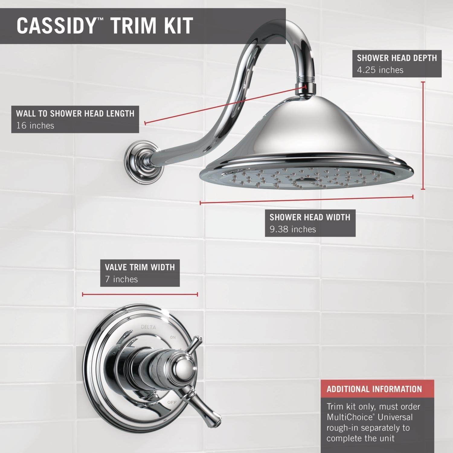 Cassidy™ 7" Shower Wall Trim