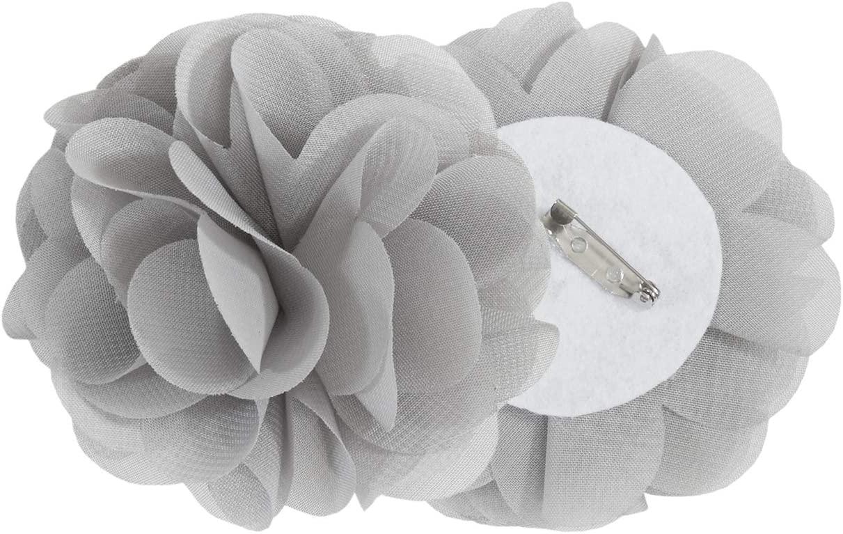 Madison Park Rosette Floral Embellished Cuff Tab Top Solid Curtain Panel