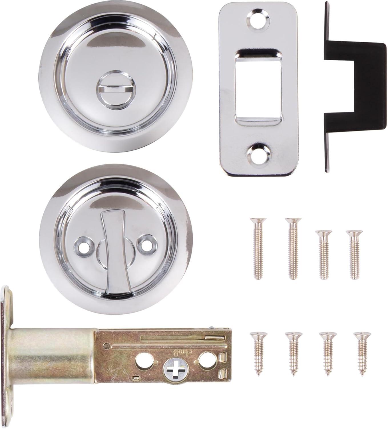 Round Pocket Door Lock