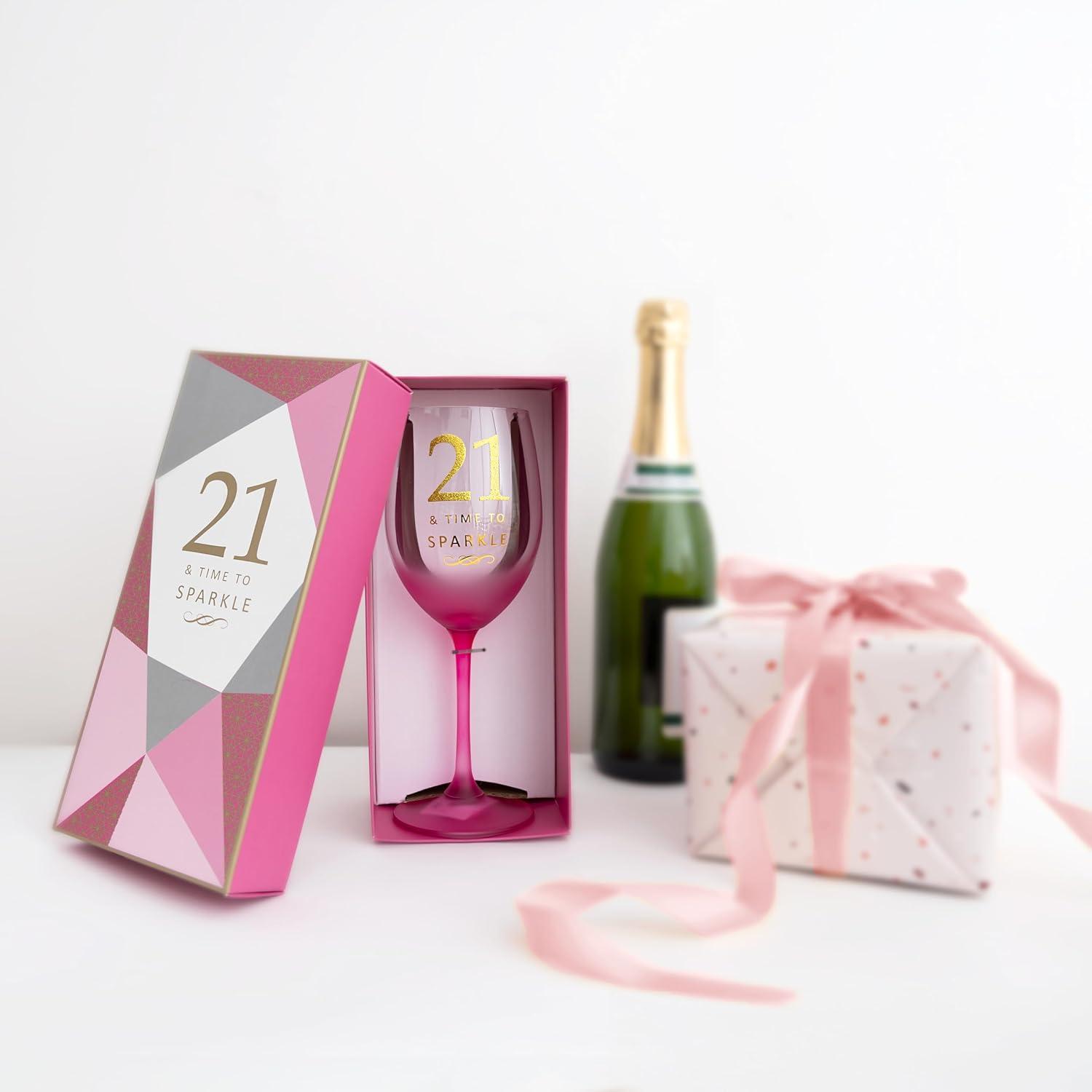 21 - Gift Boxed 19 oz Crystal Wine Glass