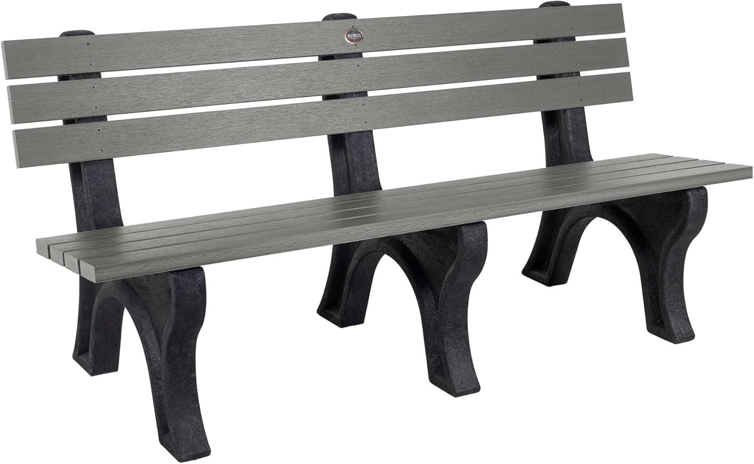 highwood  PROFESSIONAL Aurora Traditional 6 ft Commercial Park Bench Coastal Teak