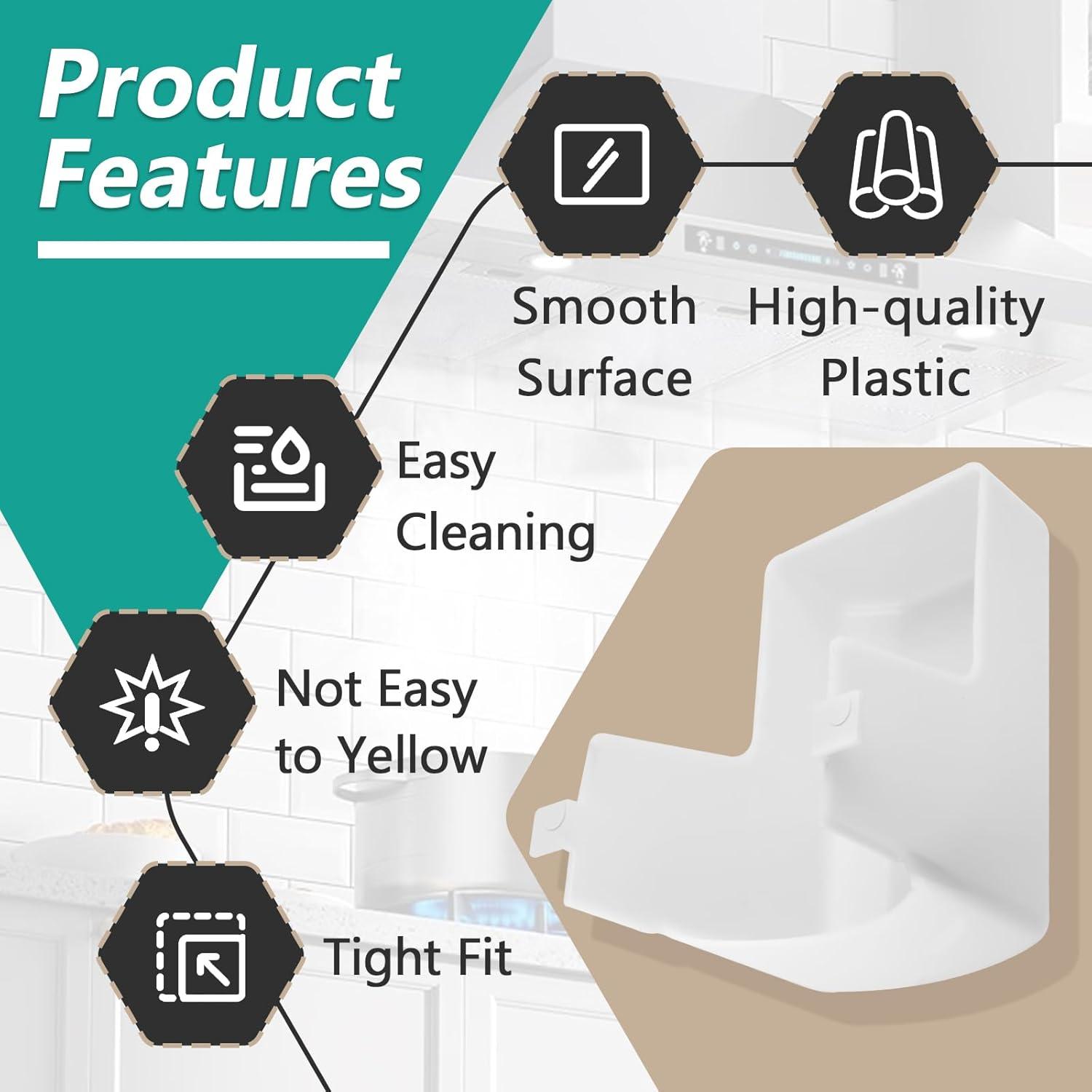 WeiLaiKeQi 99110437 Range Hood Light Lens Cover Lightweight Easy to Install Replacement