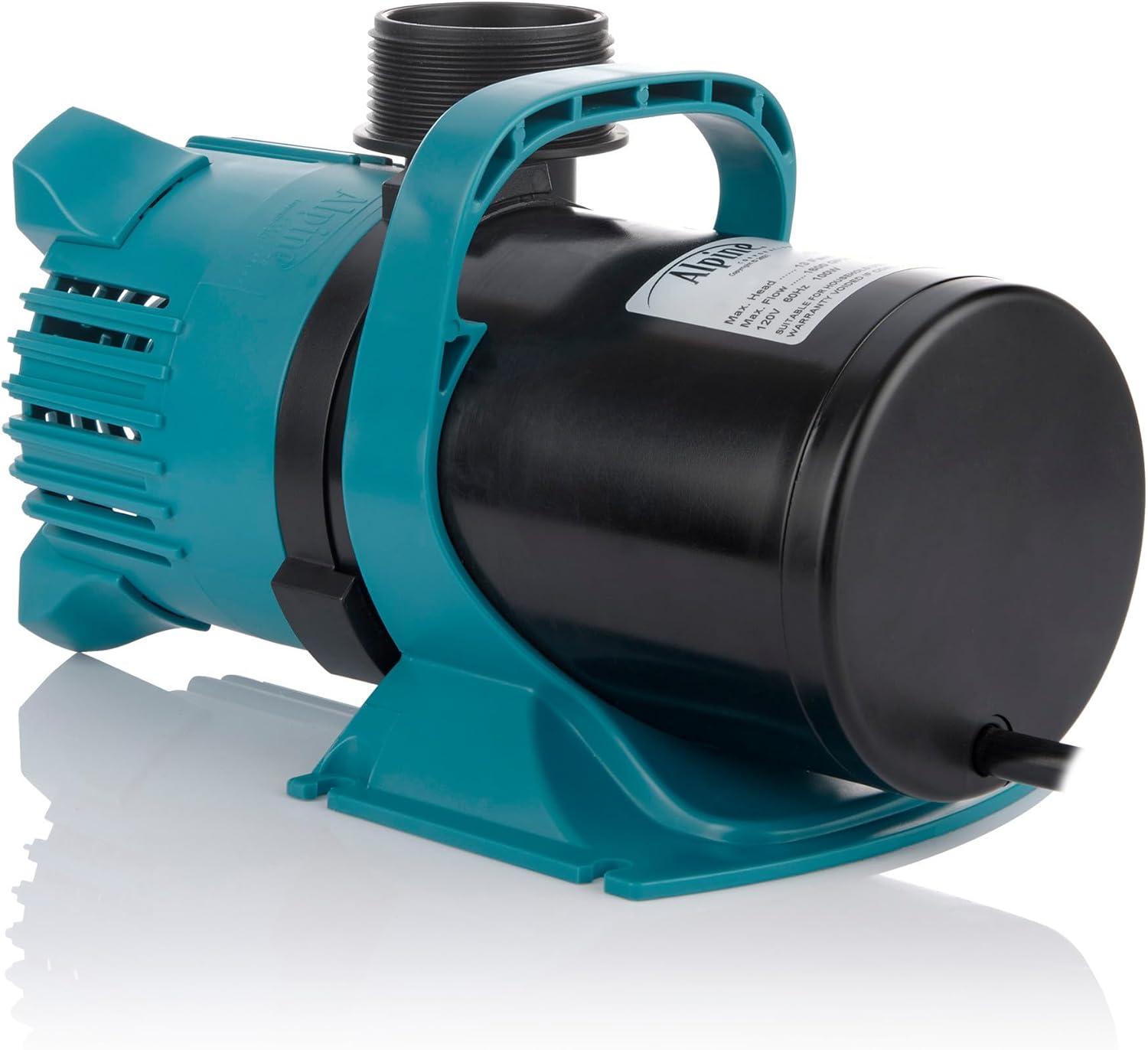 3000 GPH Teal Energy-Saving Outdoor Pump with Mesh Bag