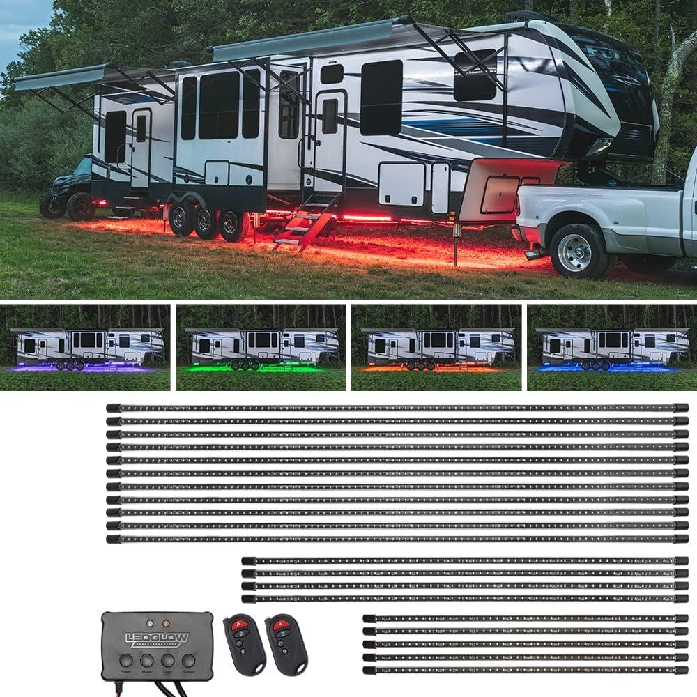 Multi-Color Slimline LED RV Underglow Accent Lighting Kit