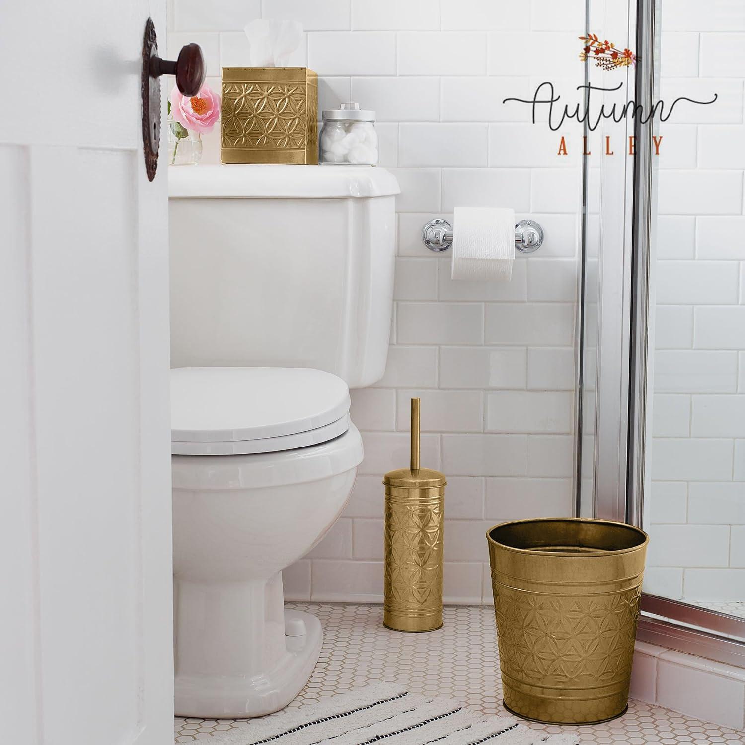 Autumn Alley Alley Metal Open Waste Basket - 1.7 Gallons