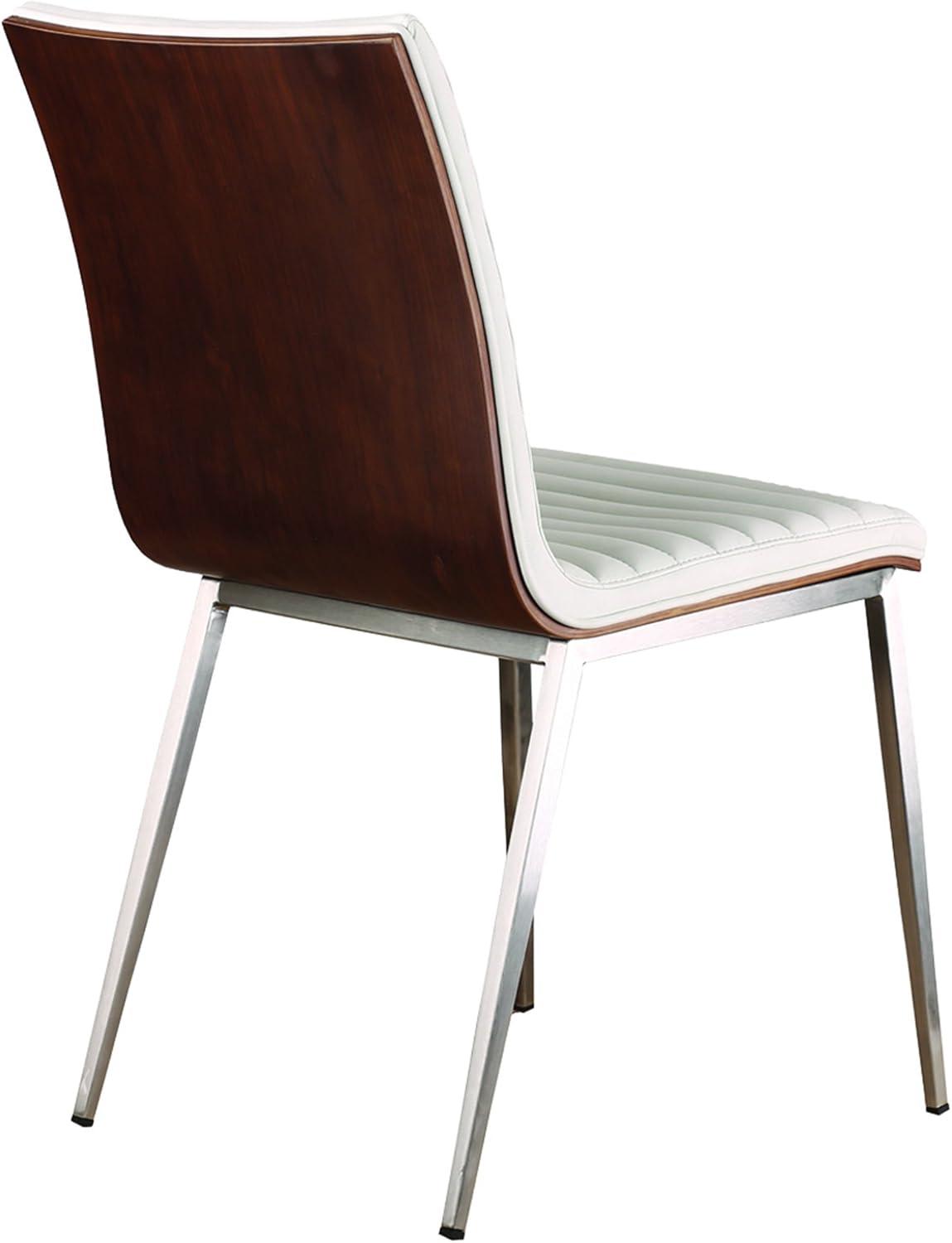 Glenwhirry Upholstered Side Chair in Stainless Steel