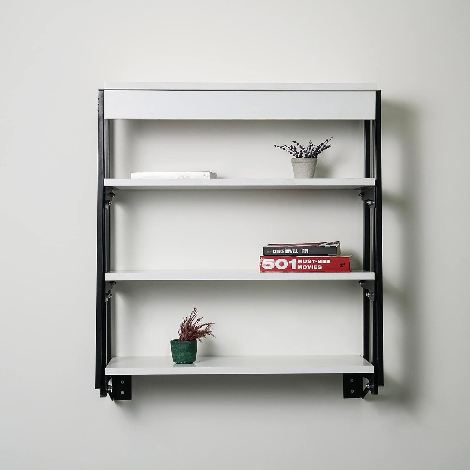 Murphy Folding Table and Wall Shelf