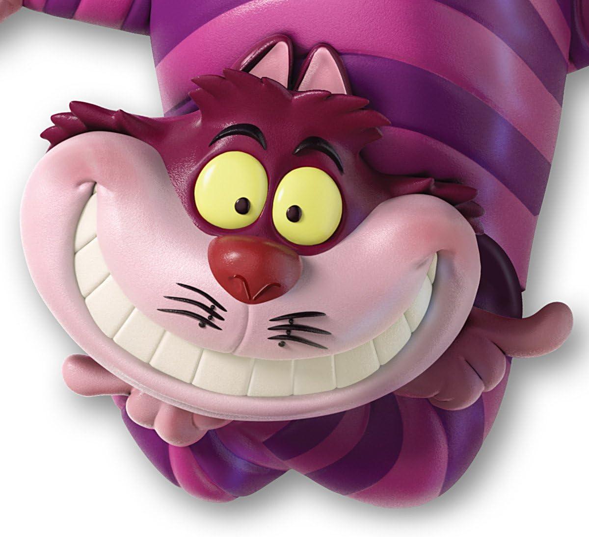The Bradford Exchange Disney Alice in Wonderland Cheshire Cat Motion Wall Clock Glows in The Dark