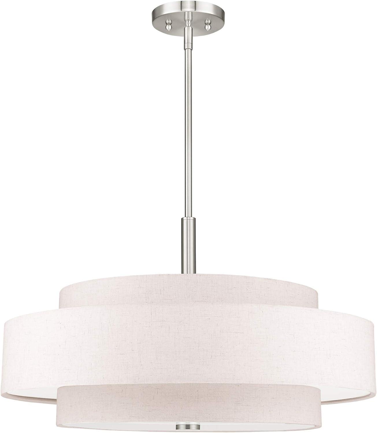 Livex Lighting Monroe 5 - Light Pendant in  Brushed Nickel